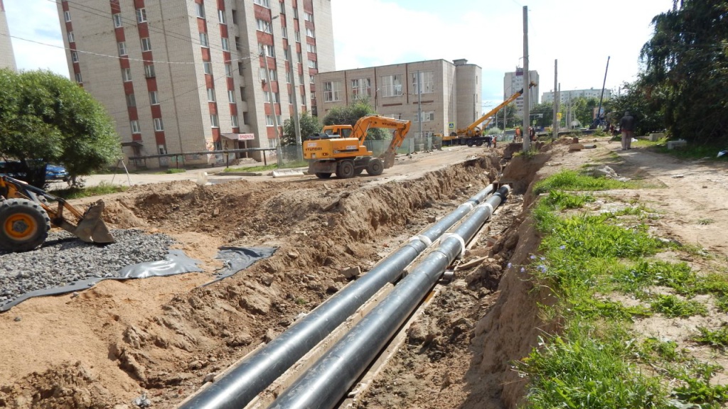 «Квадра» обновила 960 метров теплосети на улице Попова в Смоленске